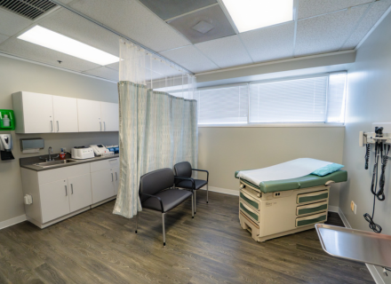 exam room.