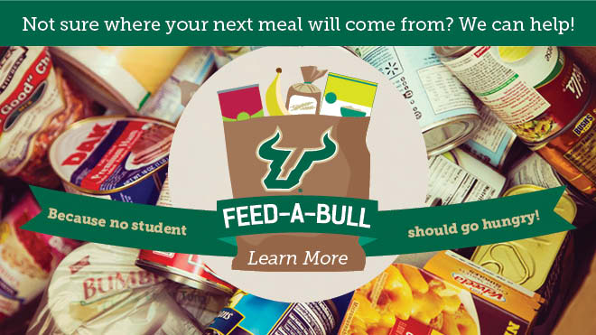 canned food with food pantry logo