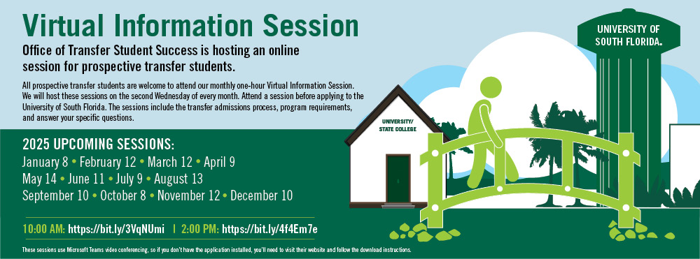 Virtual Information Sessions